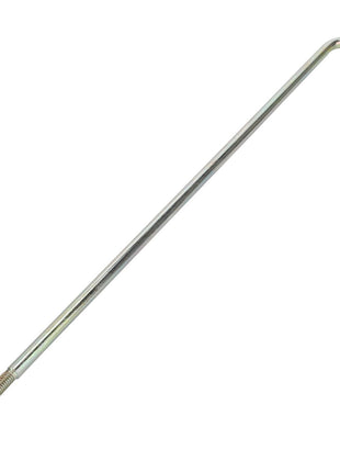 The AGCO Pin - Acw1028840 is a long, L-shaped metallic rod with a threaded end.