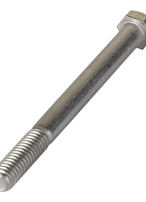 No current product description provides a closer look at the AGCO | HEXAGONAL HEAD BOLT - AG562830 with a partially threaded shank.