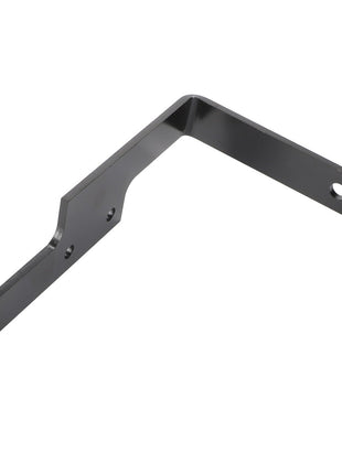 AGCO's Right Hand Support (Acw031546A) is a black L-shaped metal bracket featuring multiple holes for versatile mounting or attachment purposes. No additional product description information is available at this time.