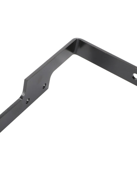 AGCO's Right Hand Support (Acw031546A) is a black L-shaped metal bracket featuring multiple holes for versatile mounting or attachment purposes. No additional product description information is available at this time.