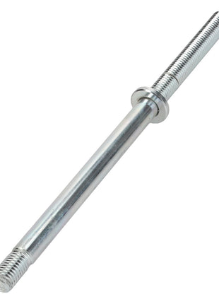 An image of the AGCO | Tie Rod - Acw1084170 features precise threads on both ends and a sleek, smooth central section, showcasing its robust metal construction.