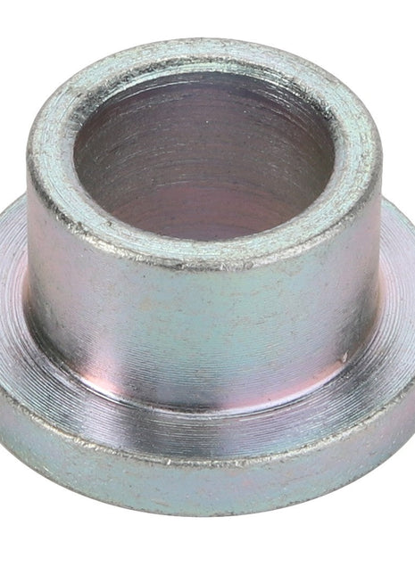 The AGCO | Bush - Acw2252080 is a corrosion-resistant, metallic cylindrical bushing that features a flanged end and a smooth central hole.