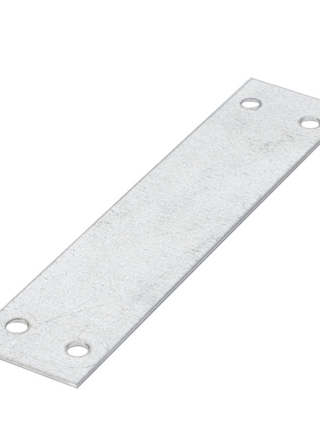 An AGCO rectangular metal plate, named RIVET - D28282209, featuring four holes placed at each corner. No additional product description information is available.