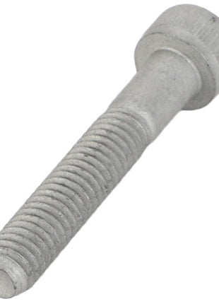 Close-up of a metal AGCO | BOLT - D46150601 hex socket head cap screw with a threaded shaft. No current product description information is available.