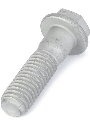 A close-up image of the AGCO | Bolt - Acw2174910 reveals a sleek, metallic hex-head bolt with a meticulously threaded shaft for precise fitting.