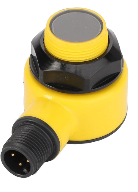 The AGCO Tailing Return Sensor Emitter (NPN) - Acx2438500 is a yellow and black plastic cylindrical sensor with a four-pin connector; however, no current product description information is available.