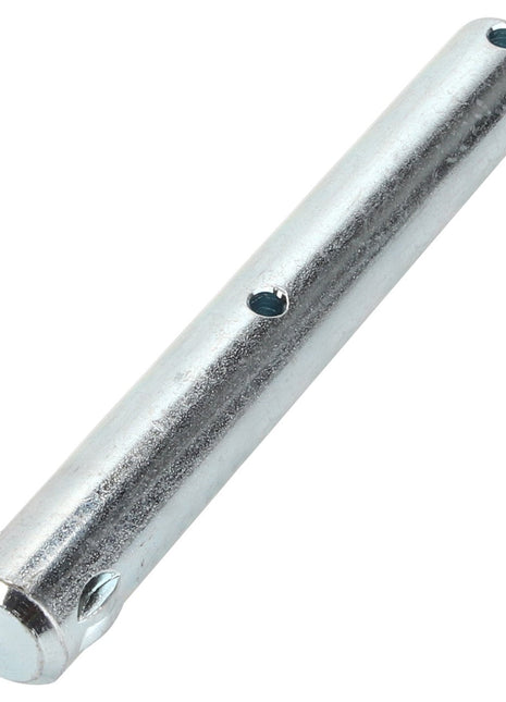 The AGCO Pin - Acp0515580 is a metallic cylindrical rod with two holes drilled through its length and no additional product description.
