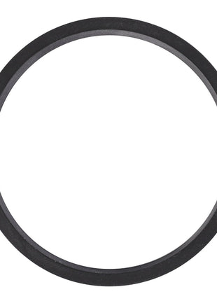 A close-up image of the AGCO | Profile Seal, Oil Cooler - F716201510100, a black rubber O-ring gasket commonly used in genuine seals, isolated on a white background.