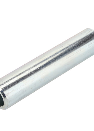 Product Description: The AGCO BUSH - D28250317 is a cylindrical metal pipe featuring a reflective, silvery surface. It appears solid and smooth to the touch, underlining its high-quality construction. This item by AGCO lacks specific product description details beyond its visual attributes.