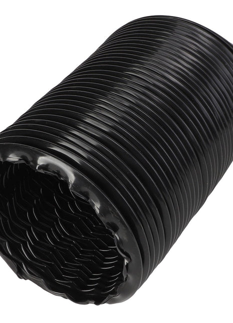 No current product description is available, but imagine AGCO's Hose - 112445W1: a sleek black flexible corrugated hose, perfectly coiled in a cylindrical shape.