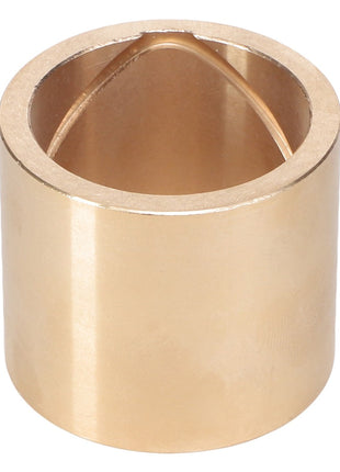 Currently, there is no product description available for the AGCO Bearing - 8052052, but it is a cylindrical brass bushing with a smooth exterior and an inner hollow section.