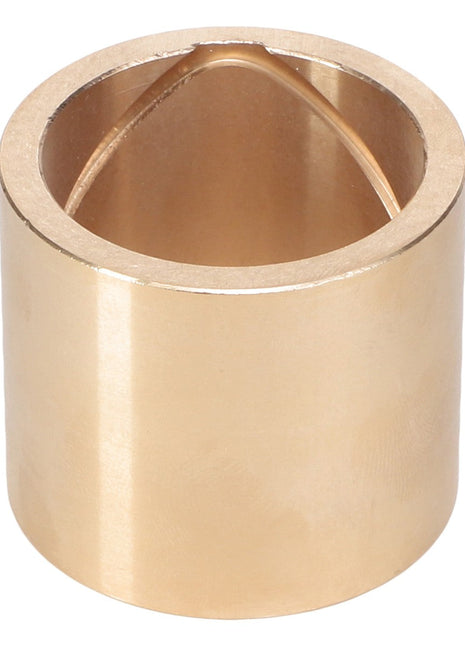 Currently, there is no product description available for the AGCO Bearing - 8052052, but it is a cylindrical brass bushing with a smooth exterior and an inner hollow section.