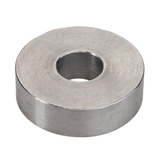 The AGCO | Disc - 0910-80-39-00 is a circular silver-gray metallic washer with a central hole, designed for secure fastening.