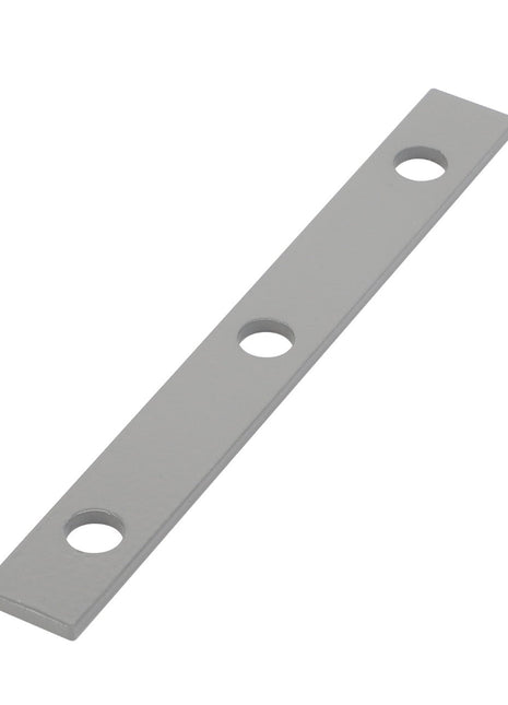 A product named "AGCO | PLATE - D28550247" from the brand AGCO, which is a flat metal plate featuring three evenly spaced round holes aligned in the center, is currently listed without an available product description.