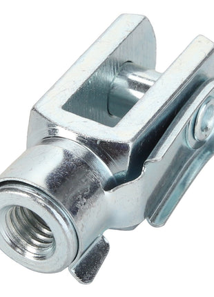 A close-up view of the AGCO Clevis - Acw9117080, featuring a metal quick-release fastener with a threaded connection and a clamping mechanism. No additional product description information is available at this time.