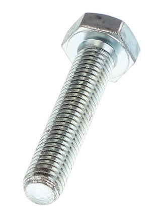 A close-up view of the AGCO HEXAGONAL HEAD BOLT - 0901-21-14-00, featuring a metallic finish and a threaded shaft.