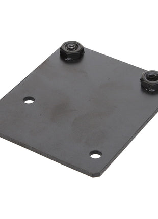 A flat, square metal AGCO bracket (part number Acw1545880) with two hex nuts and two holes near the edges. The gray AGCO bracket appears to be a component for machinery or a structural part, though no detailed product description information is currently available.