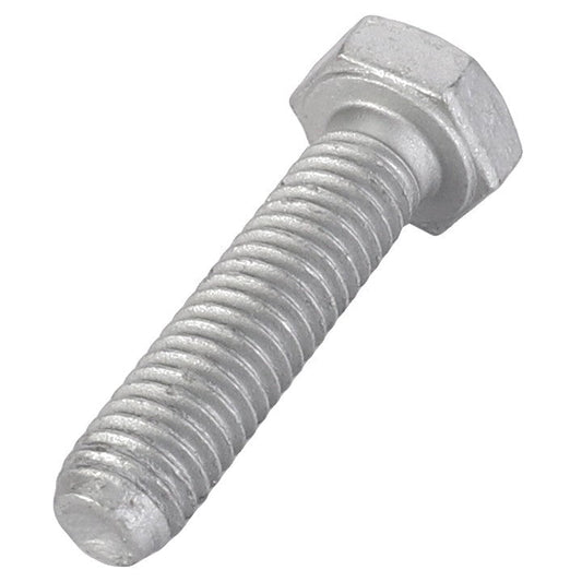 A metallic hex bolt with a threaded shaft and a hexagonal head, shown against a white background. This is the AGCO | HEXAGONAL HEAD BOLT - LA10902634 from the brand AGCO. No current product description information is available.