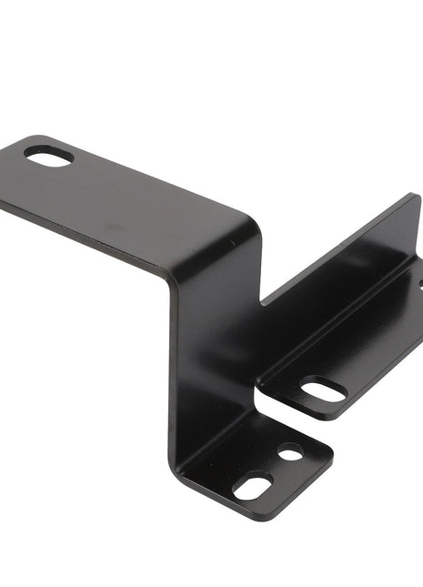 A black metal bracket with a right-angle bend and multiple mounting holes, known as the AGCO Support - Acw132721A from the AGCO brand. No current product description information is available.