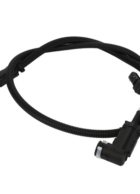 AGCO | Def Harness - Acw0484580, a black automotive wiring harness from the AGCO brand, features connectors on both ends and comes with a protective casing. No current product description information is available.