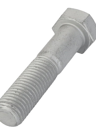 A close-up image of the AGCO Hexagonal Head Bolt - Acx2338100, featuring its silver finish and threaded end.