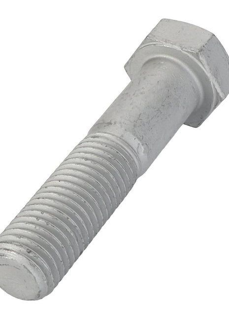 A close-up image of the AGCO Hexagonal Head Bolt - Acx2338100, featuring its silver finish and threaded end.
