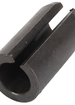 The AGCO Pin - 3006438X1 is a cylindrical metal spacer with an open slit on one side, likely used for mechanical or engineering purposes. There is no current product description available.