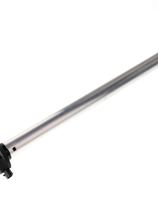 The AGCO Fuel Level Sensor - Acx3650650 is a metal cylindrical rod featuring a black plastic attachment at one end and equipped with a coil spring at the other. Additional product description information is currently unavailable.