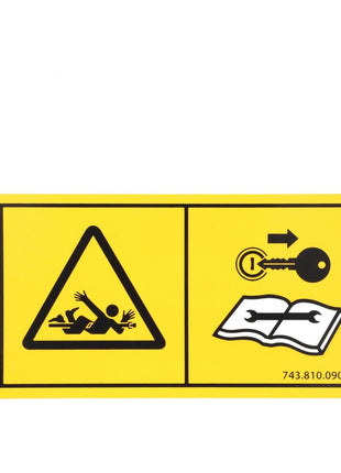 AGCO | Safety Sign - 743810090030 - Massey Tractor Parts