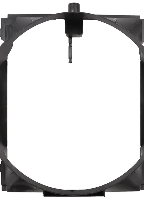 The AGCO Fan Shroud - Acw908558C, a black circular plastic automotive fan shroud with mounting points at each corner, currently has no product description available.