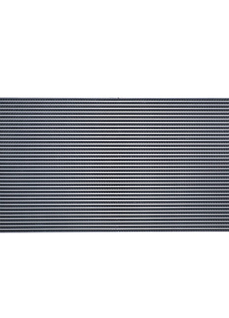 The AGCO Water Cooler - Acw0485640 is a horizontal metal radiator featuring two inlet/outlet pipes on the left side and thin, evenly-spaced fins running along its length. Currently, no product description information is available for this model.