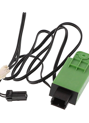 Green AGCO Thermostat - Acw0170160 electronic component with attached black wiring and connectors, placed against a white background. No current product description available.