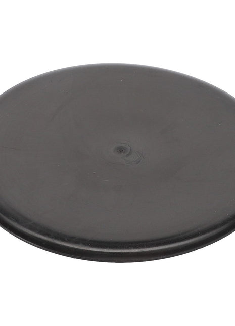 A black, round frisbee or flying disc is shown against a plain background, much like the precision and design inherent in the AGCO Jam Assembly - Acw9020700.