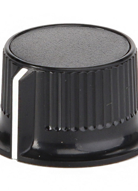 The AGCO BUTTON - D44900892, a black control knob with a ridged surface and a white indicator line, is featured; however, there is no current product description information available.