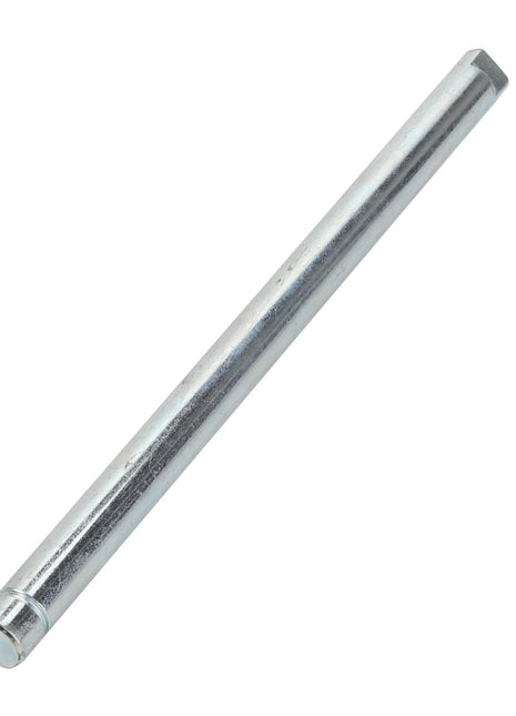 A metallic cylindrical rod with a slightly rounded end and a smooth, reflective surface from the AGCO brand, specifically the Shaft - Acp0322810.