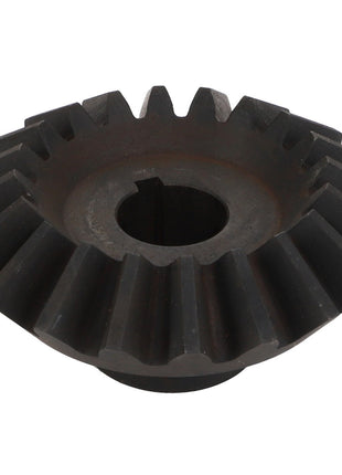 The AGCO | Bevel Gear - ACY1501450 by AGCO features evenly spaced, angled teeth and a central hole, ensuring gear durability and enhancing machinery performance.