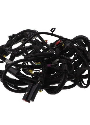 A coiled AGCO automotive wiring harness, model Acw383462C, with various connectors and tags, set against a plain white background. Unfortunately, no current product description information is available.