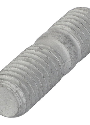 Close-up image of the AGCO Stud Bolt - Acw0913770, a silver, double-ended threaded stud bolt with threads running along its entire length. No current product description information is available.