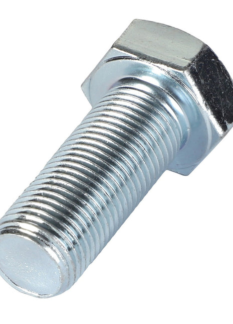 A close-up image of the AGCO Hex Cap Screw - Acw1831320, featuring a shiny metallic finish, with a hexagonal head and threaded shaft. No current product description information is available.
