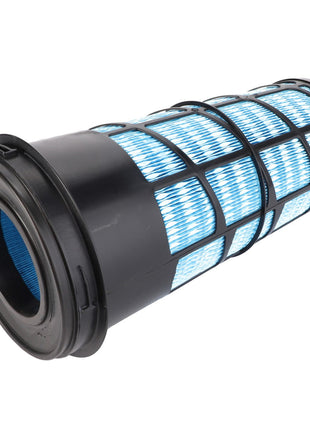 Displayed is the AGCO Air Filter Element - ACP0377290, featuring a black plastic frame and blue pleated filter material. Its design ensures optimal performance for both industrial and automotive applications. The lack of a current product description indicates that this may be a newly introduced model from AGCO.