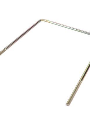 The AGCO Stirrup - 3582470M1 is a U-shaped metal rod with threaded ends extending outward from the bent portion, ideal for use in Fendt Models or Massey Ferguson Models.