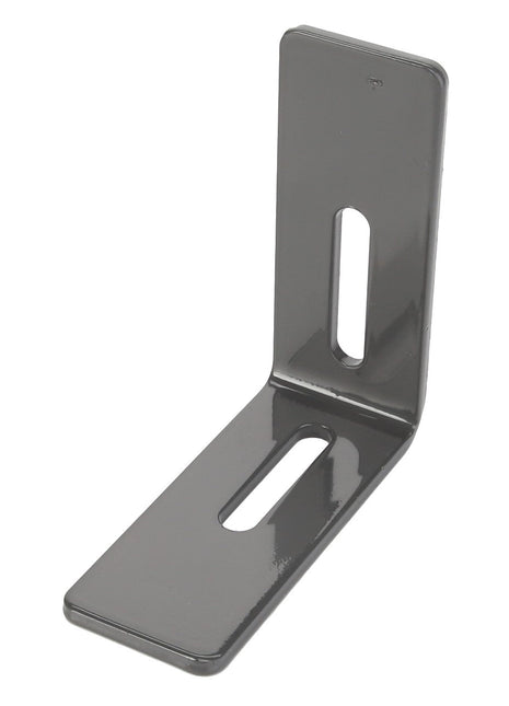 The AGCO Bracket - Acw1846770 is a gray metal right-angle bracket featuring two oval-shaped holes, designed for support or mounting. No further product description information is currently available.