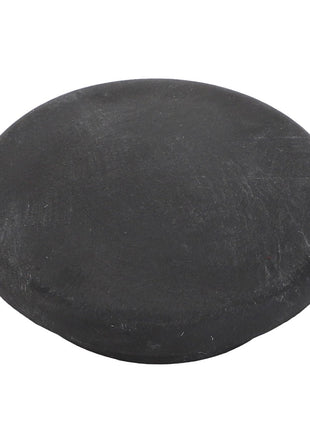 A round, black stone coaster with a smooth surface is shown against a white background. No current product description information is available for the AGCO PLASTIC PLUG - D45750500 from AGCO.
