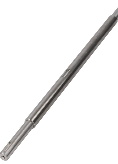 The AGCO | SHAFT - D28782256 is a cylindrical metal rod with slightly tapered ends on both sides, designed for versatile applications.