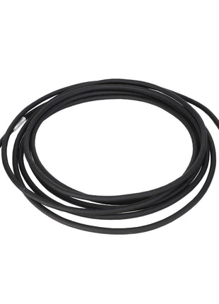 A coiled black electrical cable with connectors on both ends, identified as AGCO | CABLE - AG609809 from the brand AGCO.