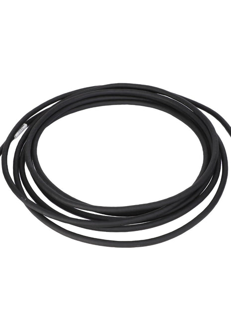 A coiled black electrical cable with connectors on both ends, identified as AGCO | CABLE - AG609809 from the brand AGCO.