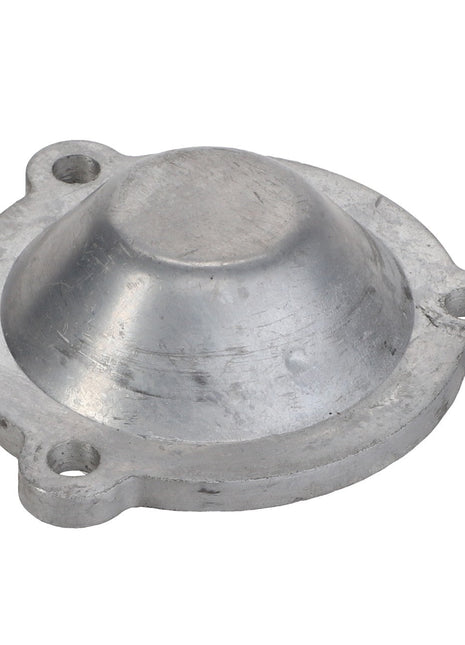 The AGCO Bearing Cap - Acy1100280 is a metal dome-shaped cover featuring three protruding tabs, each with a hole for mounting. No additional product description information is available at this time.