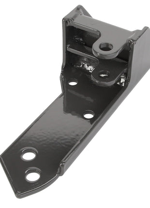 AGCO | BRACKET - D46150519 features a glossy black metal finish with several holes and grooves. Please note that no current product description information is available.