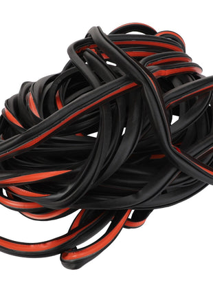 A tangled bundle of black and red cables, coiled into a knot. For any questions about the AGCO | GASKET - 0.010.7094.6, please contact our support team.