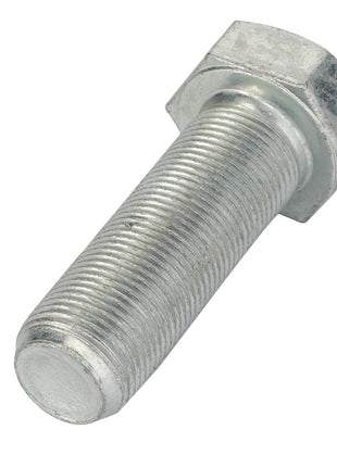 A close-up image of the AGCO Hex Cap Screw - La15988321, featuring a silver hex head and threaded shaft, on a white background.